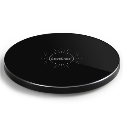 LuguLake Ultra Thin Qi Enabled Wireless Charger Charging Pad For Qi-Enabled Phones and Tablets